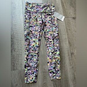 Lululemon Fast and Free Tight *SW in Super Sonic Alpine White Purple Multi